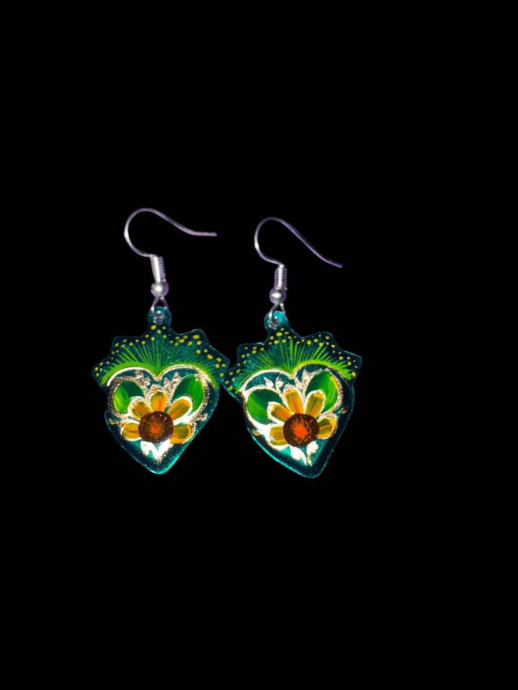 Copper earrings