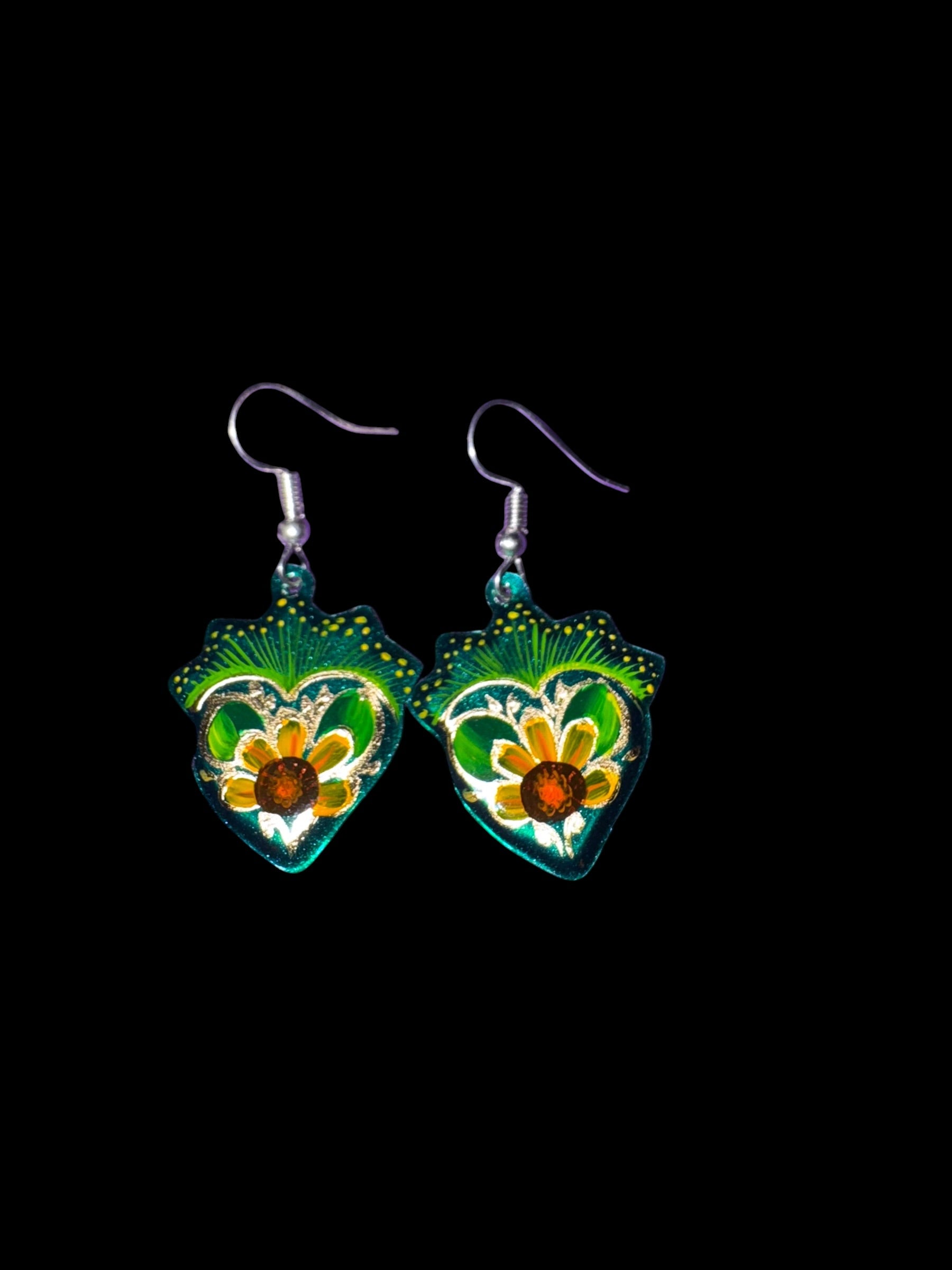 Copper earrings