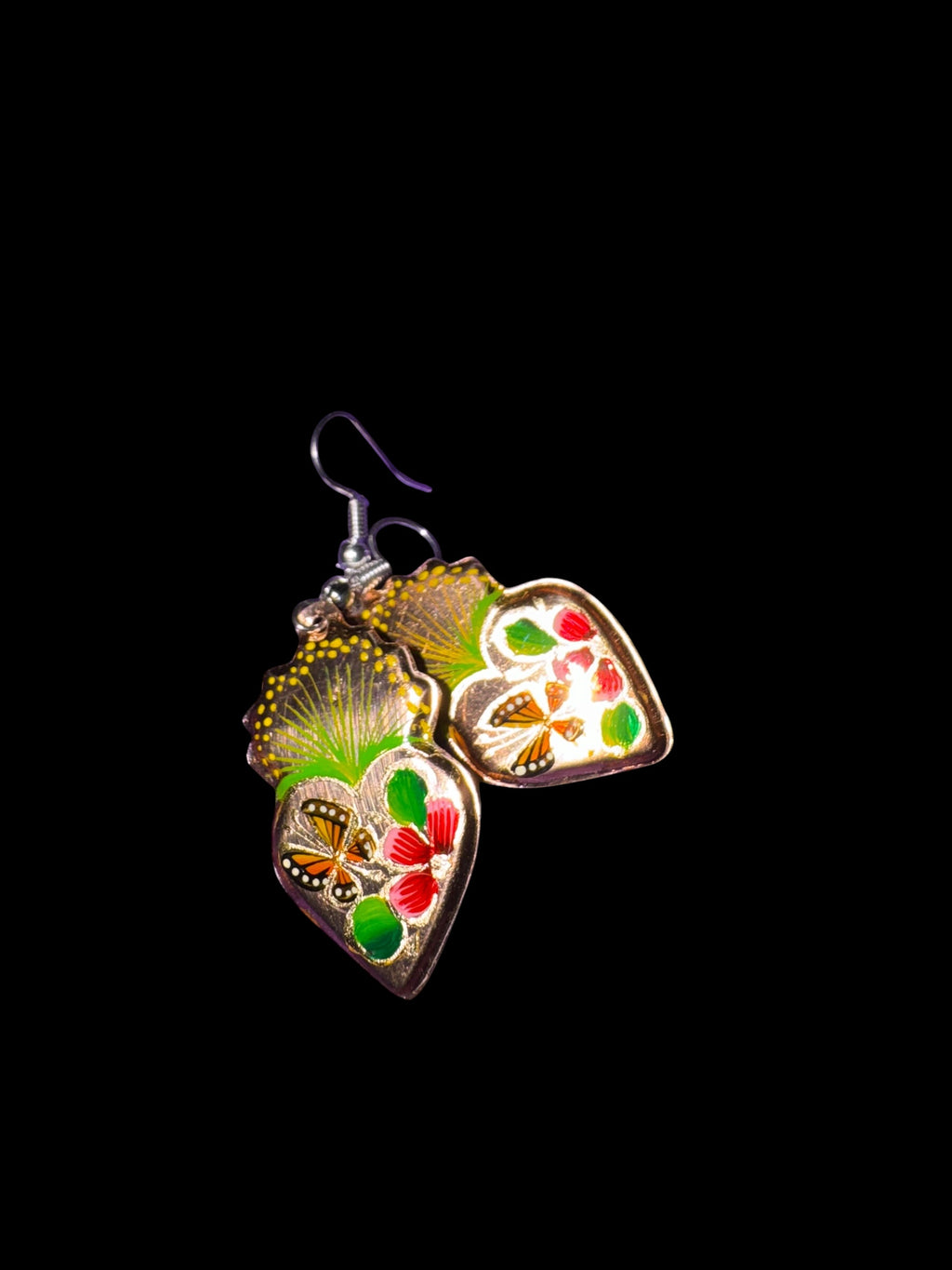 Copper earrings