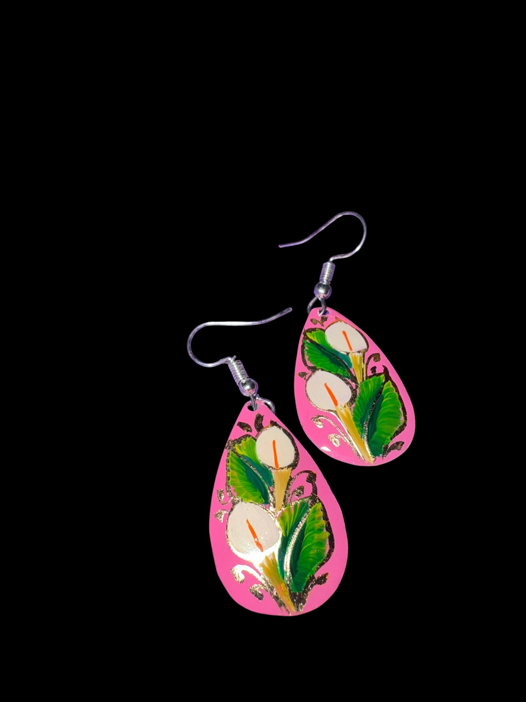 Copper earrings